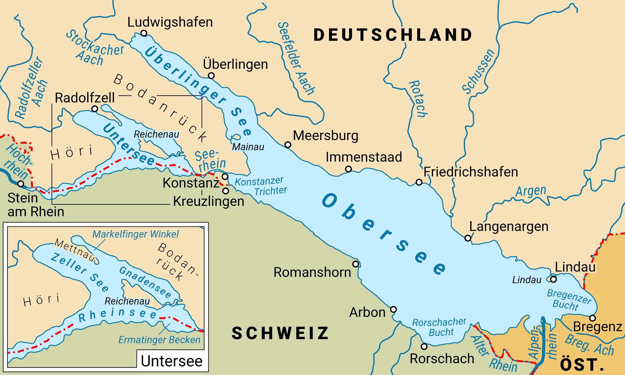 Bodensee map